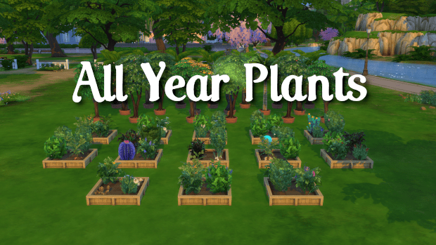 Mod Plantes toute l'année Sims 4