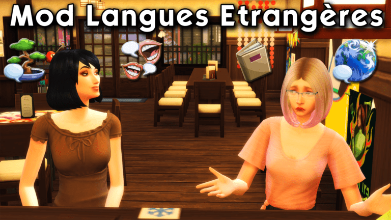 Mod Barrière de la langue Sims 4