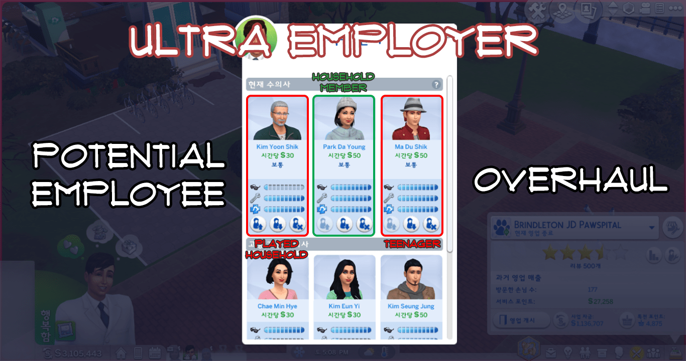 Mod Ultra Employer Sims 4