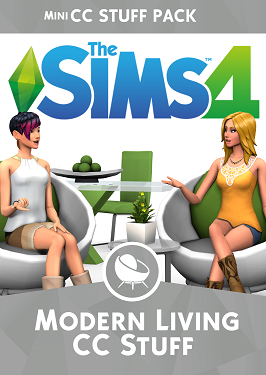 Modern Living CC Stuff créé par Illogical Sims