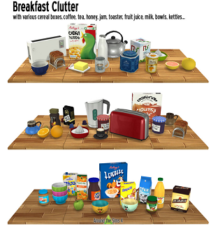 Breakfast Clutter créé par Aroundthesims
