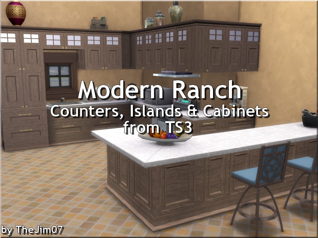 Modern Ranch Counter, Islands & Cabinets créé par TheJim07