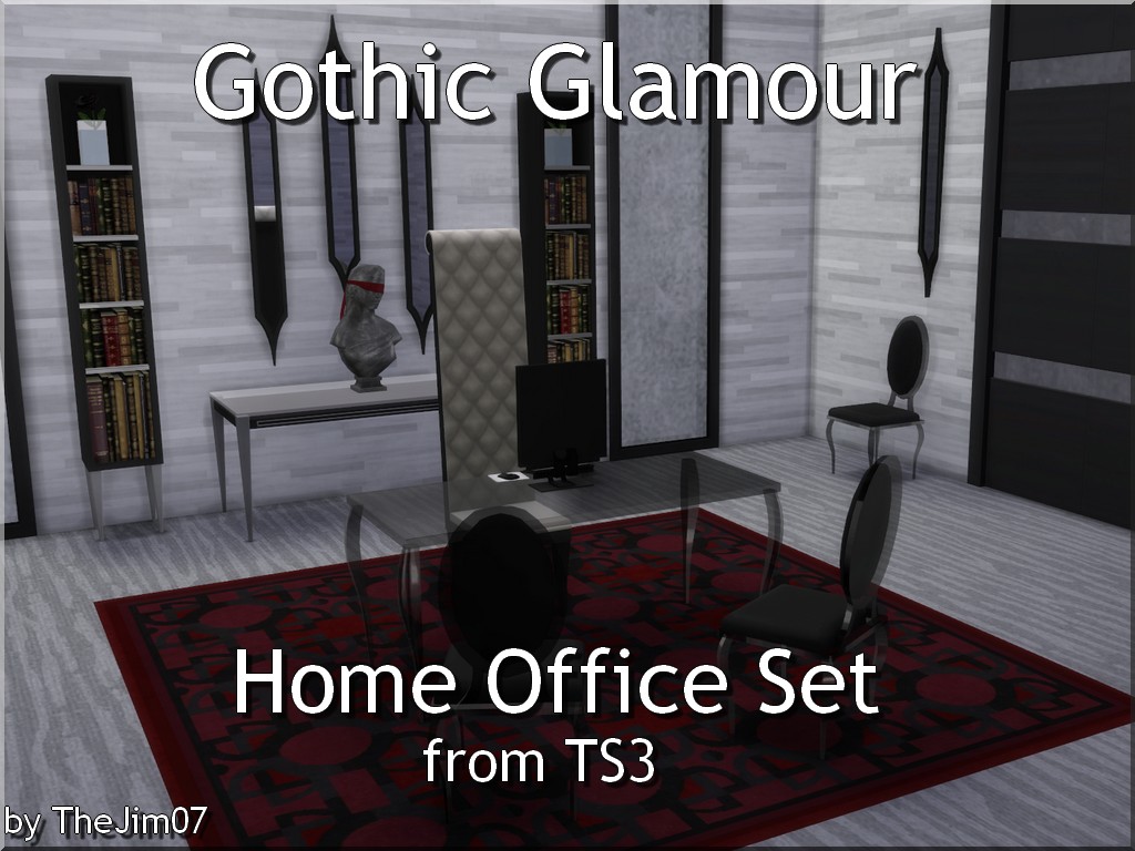 Gothic Glamour Home Office Set créé par TheJim07