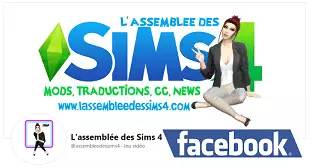 Page Facebook de l'Assemblée des Sims 4