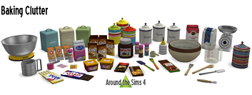 Baking Clutter créé par Aroundthesims