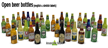 Open beer bottles créé par Aroundthesims